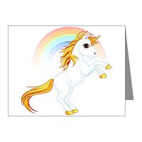 Note Card Rainbow Sparkle Unicorn
