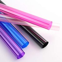 NUOBESTY 20pcs Cellophane Colorful Wrap Roll Waterproof Cellophane for Wrapping Arts Party Supplies Craft Gift Bouquet,60x60cm 7 Colors
