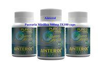 PUERARIA MIRIFICA 500mg Capsules Natural Breast & Butt Enlargement The New Formula Strong Variety 3 X Bottle