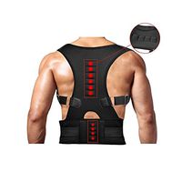 Posture Adjustable Neoprene Lumbar Spine Support Lower Elasticated Back Support Belt Pain Relief Band Back Braces for Scoliosis