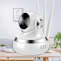 Outdoor Security Camera Wireless 1080P Home Surveillance System WiFi IP Camera CCTV IP66 Waterproof Night Vision Motion Detection Compatible with iOS/Android Systems