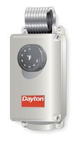 Dayton 6EDY5 Line Voltage Thermostat, 120-240V, SPDT