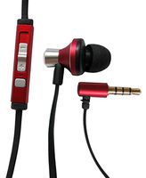 Headset Stereo Earphone (for Left Ear), with 3 Sizes of eartips and Zippered Earphone Carrying case