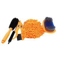 YouCY 6pcs Mountain Bike Clean Brush Kit Bicycle Cleaning Tools for Bike Chain Crank Tire Sprocket Cycling Corner Stain Dirt Clean