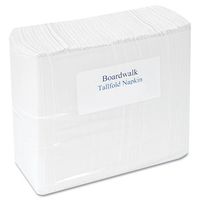 Tallfold Dispenser Napkin, 12" x 7", White, 500/Pack, 20 Packs/Carton, Sold as 1 Carton
