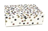 12 Favors Boxes Tags Elegance Metallic dots with Real Glitter and Foil 1 Dozen Wedding Favors (Small Box (2 13/16"w x 3 3/4"l x 1 1/8"h))