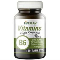 LifePlan Vitamin B6 100mg 150 tabs