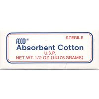 Acco Sterile U.S.P. Absorbent Cotton 1/2 oz (Pack of 3)