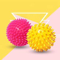 Overstep Fitness Ball Foot Massage 7.5 / 9cm Foot Ball Cervical Vertebra Rehabilitation Stroke Acupuncture Health Care Hand Ball Fascia Ball Hard