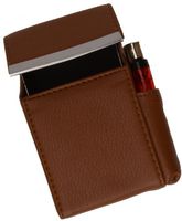New Marshal Genuine Cigarette Case Holder#92812 (Tan)