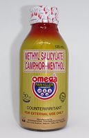 Methyl Salicylate Camphor+Menthol Omega Pain Killer Liniment 120ml