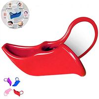 Abigalemee Pelvic Floor Muscle Medial Trainer Inner Thigh Exerciser Correction Beautiful Buttocks Bladder Premium Super Kegel for Women (Red)