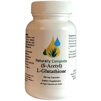 Naturally Complete S-Acetyl L-Glutathione 100 Mg.| 60 VCaps | Non-GMO | Soy-Free and Gluten Free