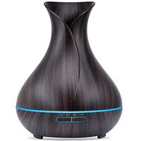 ASAKUKI 400ML Premium, Essential Oil Diffuser, Quiet 5-in-1 Humidifier, Natural Home Fragrance Diffuser with 7 LED Color Changing Light and Easy to Clean