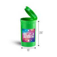 I Love Jackson City United States First Aid Case Pill Container ID 7494G