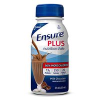 Ensure Plus Nutrition Shake with 13 grams of high-quality protein, Meal Replacement Shakes, Milk Chocolate, 8 fl oz, 16 count