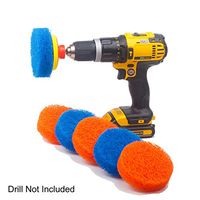 Scrubza Bathroom & Kitchen Cleaning Drill Brush Accessory - All Purpose Power Scrubber for Bathtub, Grout, Floor, Tub, Shower, and Tile Surfaces Cleaner Supplies- Even Burned Pots and Stove Tops!