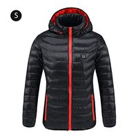 Oshide Heated Coat,USB Rechargeable Electric Adjustable Warm Winter Coat for Outdoor Bicycling/Skiing/Motorcycle/Ice Fishing/Hiking,Unisex Heated Jacket, Temperature