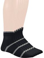 Yomandamor Men's Bamboo Diabetic Ankle Socks with Seamless Toe and Non-Binding Top,6 Pairs L Size(10-13) …