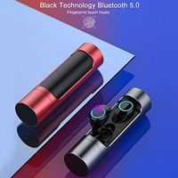 Melelsplus X8 Touch Control TWS Bluetooth 5.0 Earphone Mini Wireless Earbuds Headphones (Black)