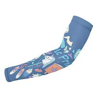 Lucaeat My Little Princess Heart Shape Arm Compression Sleeve, Arthritis, UV Protection - Youth Adult Runners (1 Pair)
