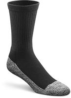 Dr. Comfort Diabetic Extra Roomy Socks, Black, Large (1 Pair)