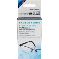 Bausch & Lomb Sight Savers Pre-Moistened Lens Cleaning Tissues, 16-Count Tissues (Pack of 12)