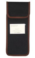 Case Wallet for Folding Canes-Black and Brown