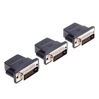 FREEGENE DVI Graphics Card Display GPU Detection Monitor DVI-D Dummy Plug Adapter 4K@60Hz, 3 Pack