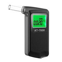 Breathalyzer,[FDA Certification] Furhead Portable Professional Breath Alcohol Tester with Digital LCD Display Breath Analyzer with 5 Mouthpiece