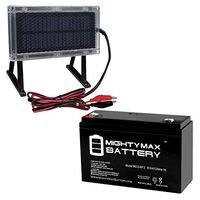 Mighty Max Battery 6V 12AH Replacement for CSB GP-6120 F2 + 6V Solar Panel Brand Product