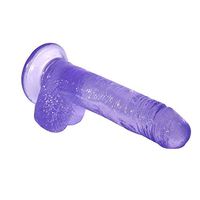 Xzf This Filled The Spot Advanced Pressure Reducer for Men, Transparent Purple 7 Inch, Evoke The Passion of Your Innermost Bullet Massager