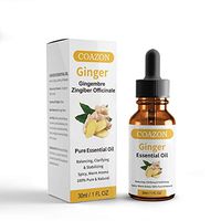 Ginger Massage Oil,100% Pure Natural Lymphatic Drainage Ginger Oil,SPA Massage Oils,Repelling Cold and Relaxing Active Oil 30ml (1 Pack)