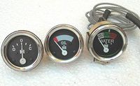 IH / Farmall Oil Pressure Gauge +Temp+ Ammeter for A , B, Super A, A1, Super C