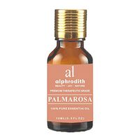 Premium Aromatherapy Palmarosa Essential Oil 100% Organic Pure Undiluted Therapeutic Grade Scented Oils - 10ml for Diffuser, Relaxation, Skin Therapy, Spa & Home