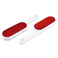 uxcell® Home Double Sided Cloth Fabric Lint Fluff Pet Hair Remover Brush 2pcs