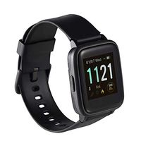 BUDAOLIU Updated Version Smart Watch for Android and iOS Phone,Activity Fitness Tracker with Heart Rate Monitor Pedometer Sleep Tracker,Waterproof Smartwatch Compatible with iPhone Samsung (Black)