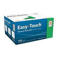 Easy Touch 826081 Safety Lancet, 26 g x 1.8 mm (Pack of 100)
