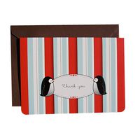 UFF Thank You Note Card - Penguin (1 Card + 1 Envelope + 1 Sticker) | Rungtong & Co. Stationery Line