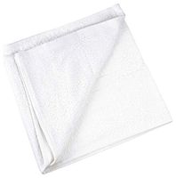 Fitness Towel, 11x44 In, White, PK12