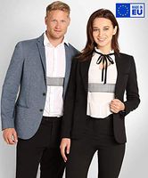 BeFit24® Posture Corrector for Women and Men Under Clothes - Adjustable Upper Back Straightener - Shoulder Support Brace - Slouching Correction - Neck and Clavicle Pain Relief [ Size 2 - Grey/Black ]