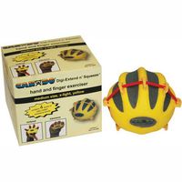 CanDo Digi-Extend n' Squeeze Exerciser, X-Light, Yellow, Large