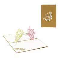 3D Greeting Card Butterflies Greeting Cards Christmas Birthday Valentine Invitation
