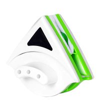 BeesClover Multifunctional Double-Side Glass Cleaning Brush Handled Scraper (Random Colour) 24MM