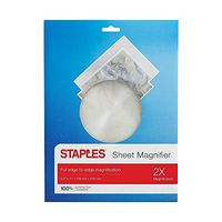 Staples 2831809 Sheet Magnifier 2X Magnification 8.5-Inch X11-Inch (52372)