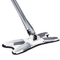 EASON Floor Mop X-Type Microfiber with Replace Hand-Free Wash Flat Mop Manual Extrusion Household Cleaning Tools