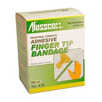 Afassco 418 Fine Woven Adhesive Fingertip Bandages - 50 / BX