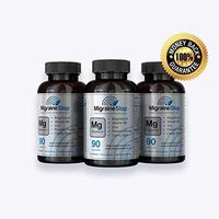 Migraine Stop - Natural Migraine Relief Supplement | Neurologist Recommended #1 in USA | Gluten, GMO, Lactose, Preservatives Free | 90 Vegan Capsules - 3 Pack