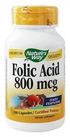 Nature's Way Folic Acid 800mcg 100 Capsules (Pack of 2)