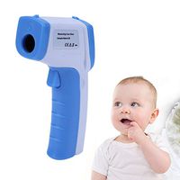 MUITOBOM Digital Thermometer, Non-Contact Digital Laser Infrared Thermometer with LCD Backlight for Fever Ear and Forehead, Thermometer for Kid and Adult (1pcs)